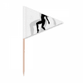 thumbnail image 1 of Hot Beauty Girl Women Outline Toothpick Triangle Cupcake Toppers Flag, 1 of 3