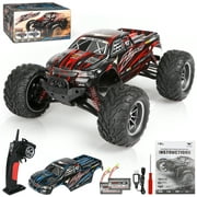 Hot Bee 1:12 RC Cars for Adults&Kids 14+, 2 Rechargable Batteries RTR Off-Road RC Trucks, 42 Kmh All Terrains Remote Control Car Crawler, Christmas Gift for Boys 8-11 12+ (Red&Blue)