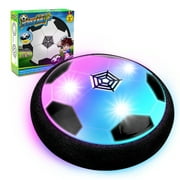 Hot Bee LED Hover Soccer Ball, Air Power Training Ball Playing Football Indoor Outdoor Game, Birthday Gifts for Kids 3-12 Year Old Boys