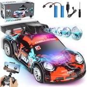 Carsky Light-Up Shell Remote Control Car, HD Camera Real-Time Video&Photos w/ App Control, Rechargeable High Speed RC Car Toy