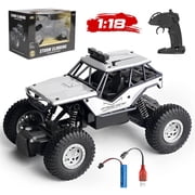 Carsky RC Cars-118 Scale Remote Control Car, 40MPH 4WD Rock Crawler Truck Gift for Boys Kids and Adults