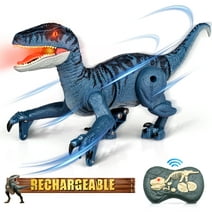 Hot Bee Remote Control Dinosaur Toys for Kids 3-5, Dinosaur Kid Toy 5-7, 2.4G Robot Dinosaur Toys, Electronic Dinosaur Walking, Roaring, Tail Wagging, Boys Birthday Christmas Gifts Toys