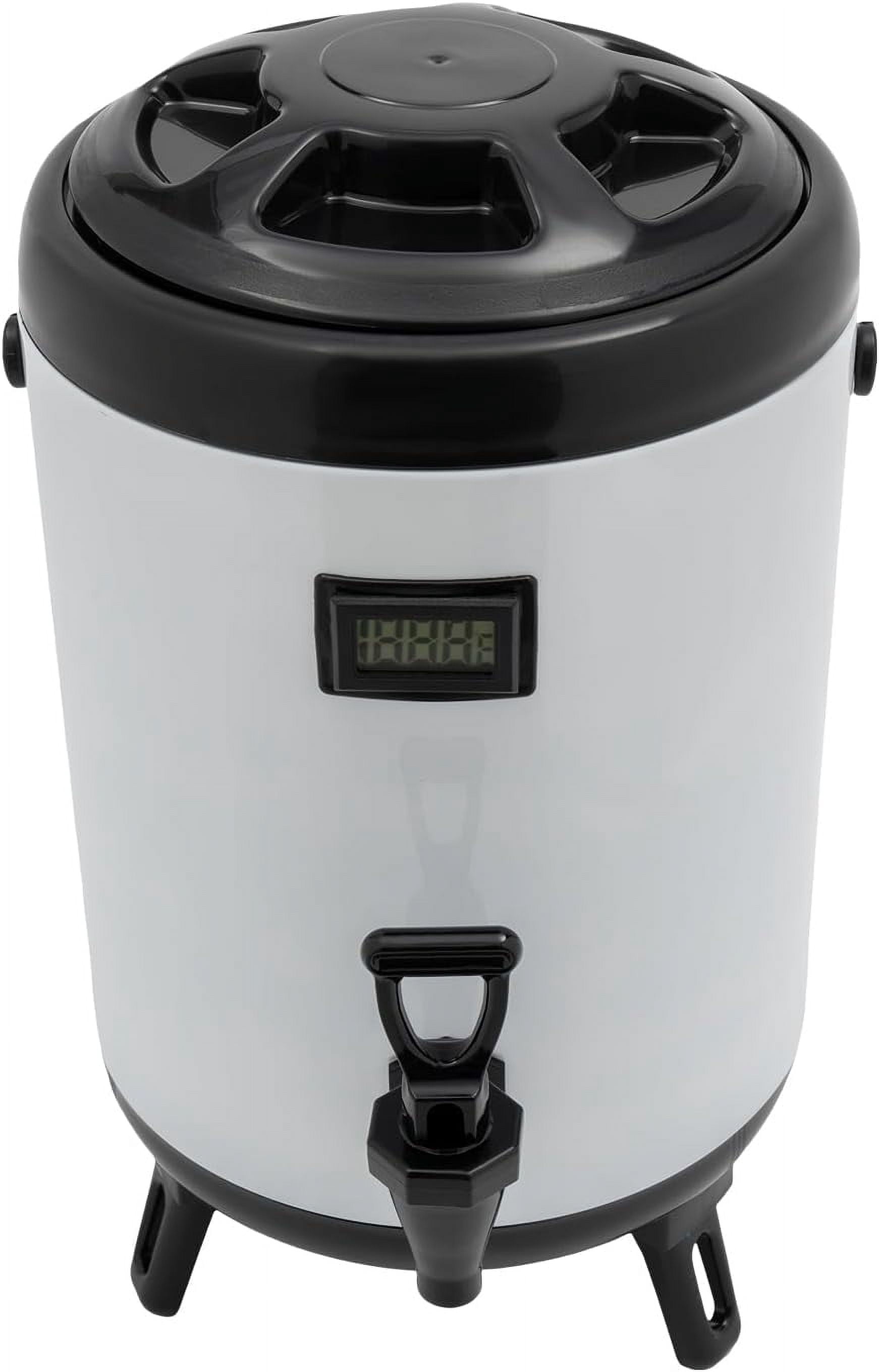 12L (3.2 Gal) Insulated Beverage Dispenser - 304 Stainless Steel, Keeps Drinks Hot/Cold, With Spigot