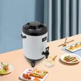 thumbnail image 1 of Hot Beverage Dispenser, 8L/2.11Gal Insulated Beverage Dispensers Insulated Thermal Hot and Cold Beverage Dispenser w/Spigot & Thermometer Stainless Steel Drink Dispenser for Tea Coffee Milk, 1 of 30