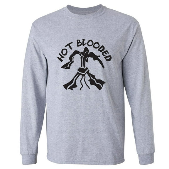 Hot Blooded Adult Long Sleeve T-shirt