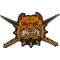 thumbnail image 1 of Hot Blooded Bulldog Iron on Jacket Backpacks Motorcycleclothes Patches Individuality Fabric Badge DIY Decorative Fabric Patch 1 Piece, 1 of 6