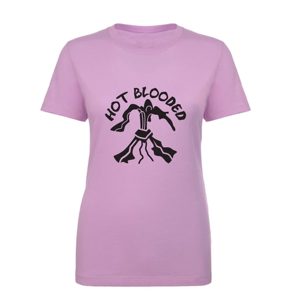 Hot Blooded Womens crewneck tee