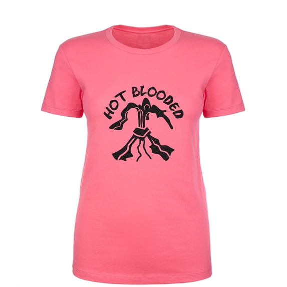 Hot Blooded Womens crewneck tee