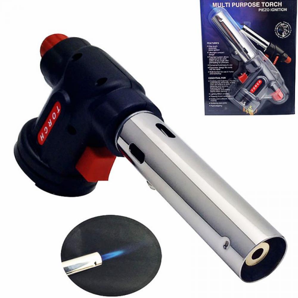 Hot Butane Gas Torch Flamethrower Burn Combustor Auto Ignition Welding