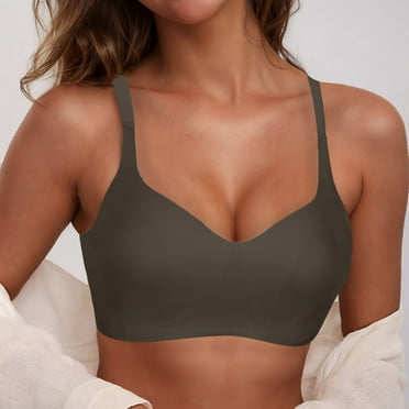 Hot Buy: Adjustable Comfort And Support Wireless Bras For Women Seamless Bras SOPATENOR Coffee L