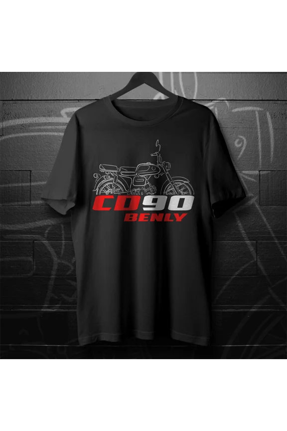 Hot CD90 Benly 1964-1970 - Motorcycle T-Shirt for Riders
