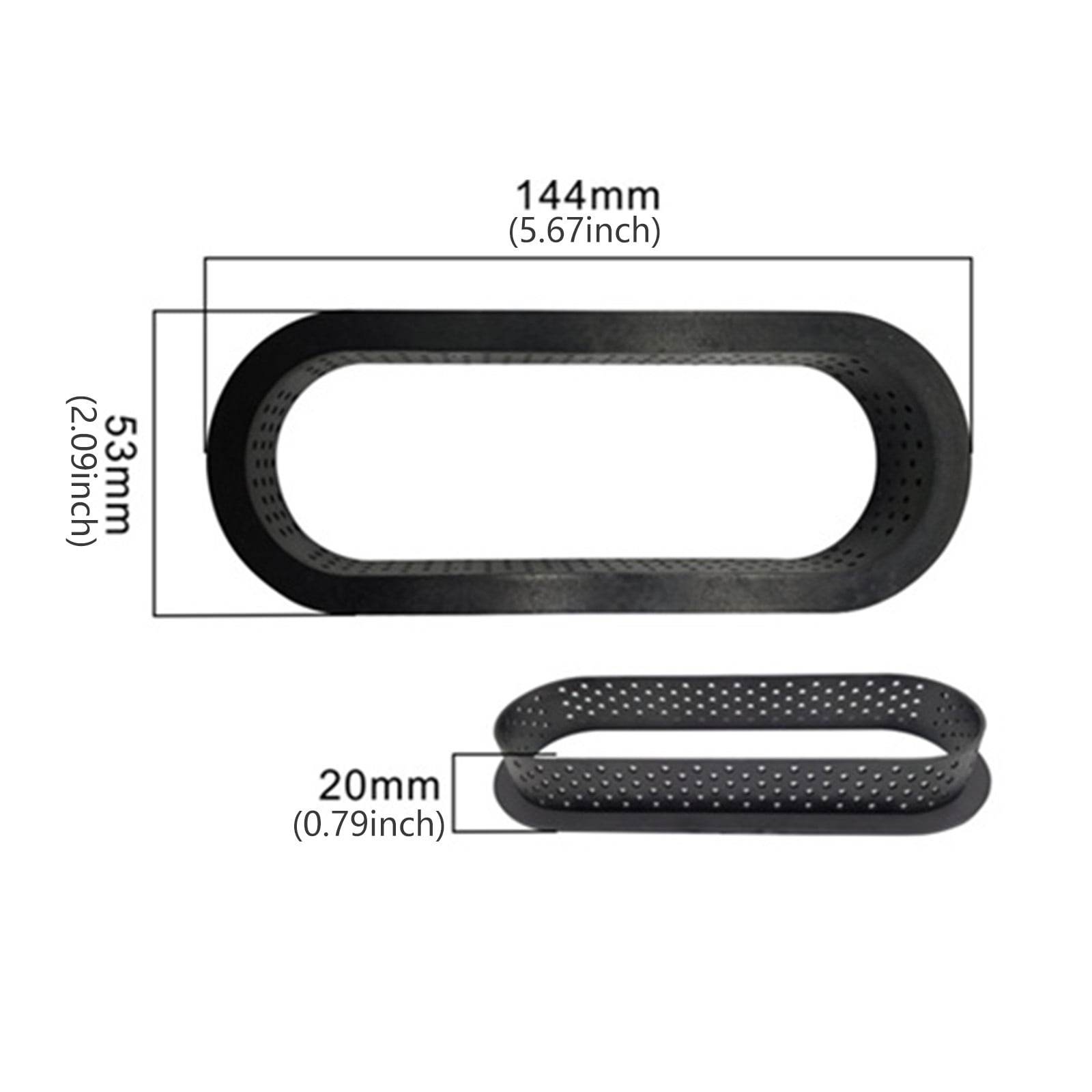 Hot Cakes Food Silicone Loaf Cake Sheets for Baking 7 X11 Nonstick