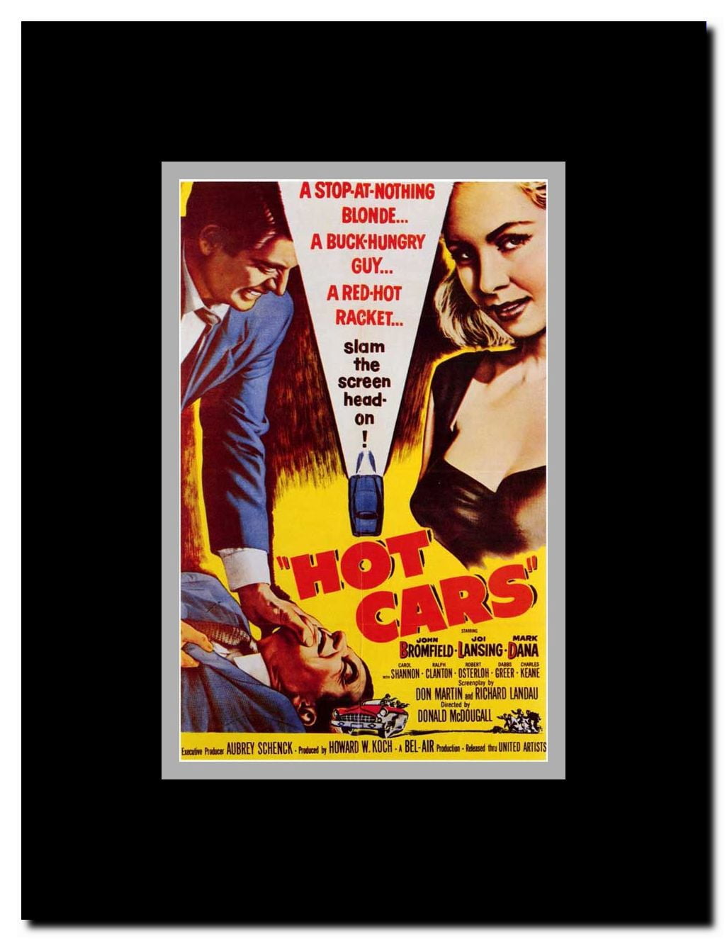 Hot Cars Framed Movie Poster