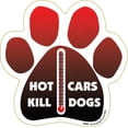 thumbnail image 1 of Hot Cars Kill Dogs - Paw Magnet, 1 of 1