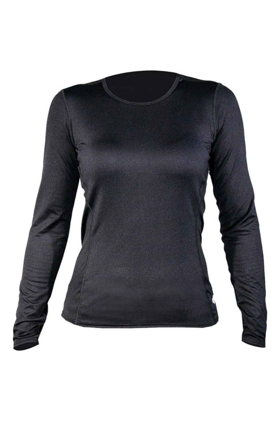 Women's Micro Elite Original II Baselayer Crewnecks, Black, XLarge