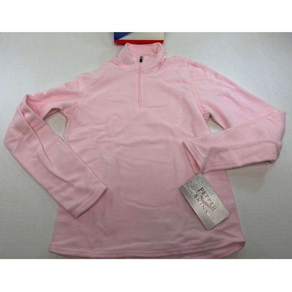 Hot Chillys YOUTH Pepper Fleece Preformance Base Layer (Large Pink) Relaxed Fit