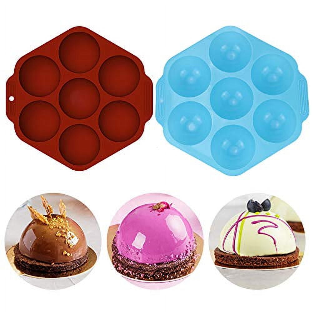 Hot Chocolate Bomb Mold, Semi Sphere Silicone Molds for Cocoa Ball