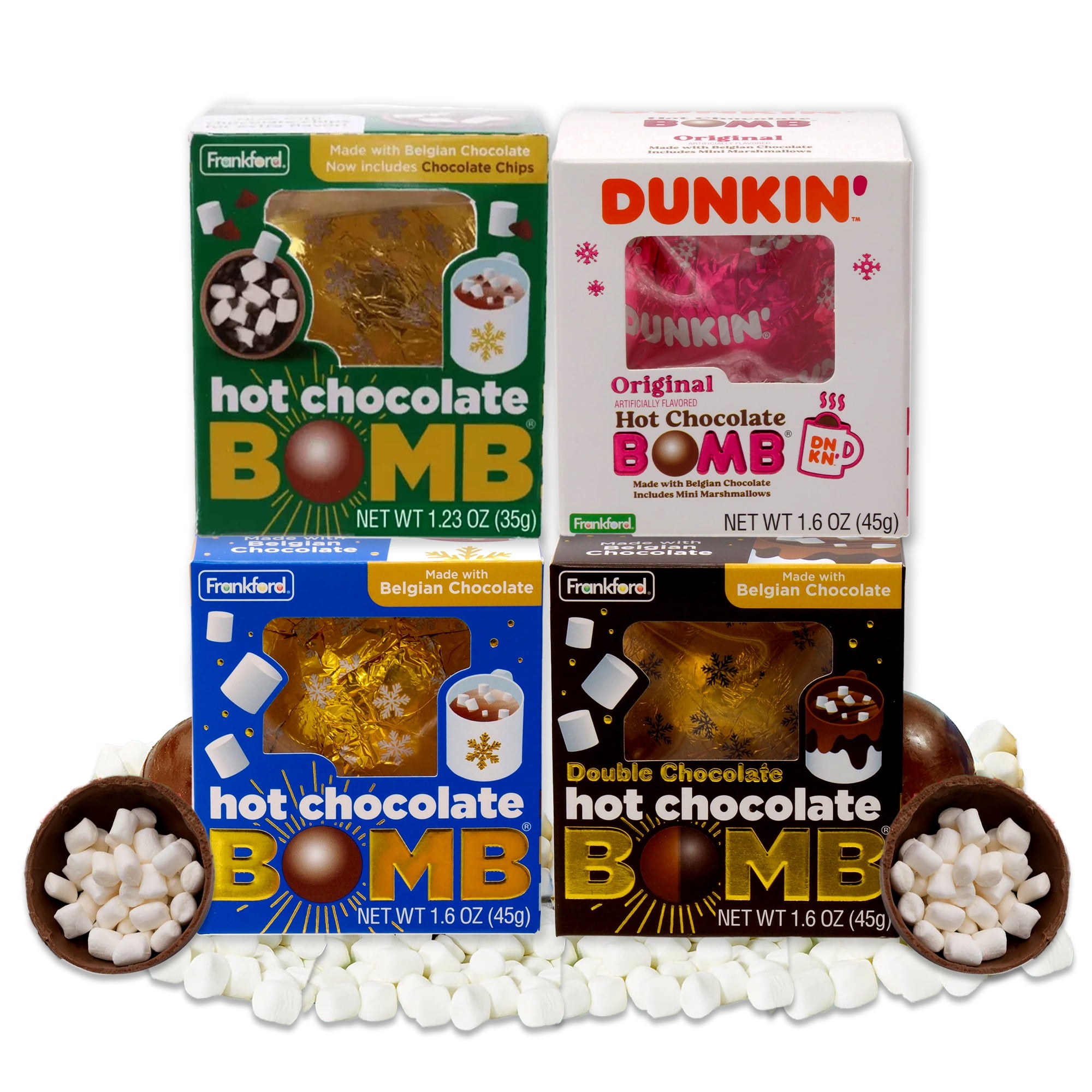 Hot Chocolate Bombs Variety Pack of 4