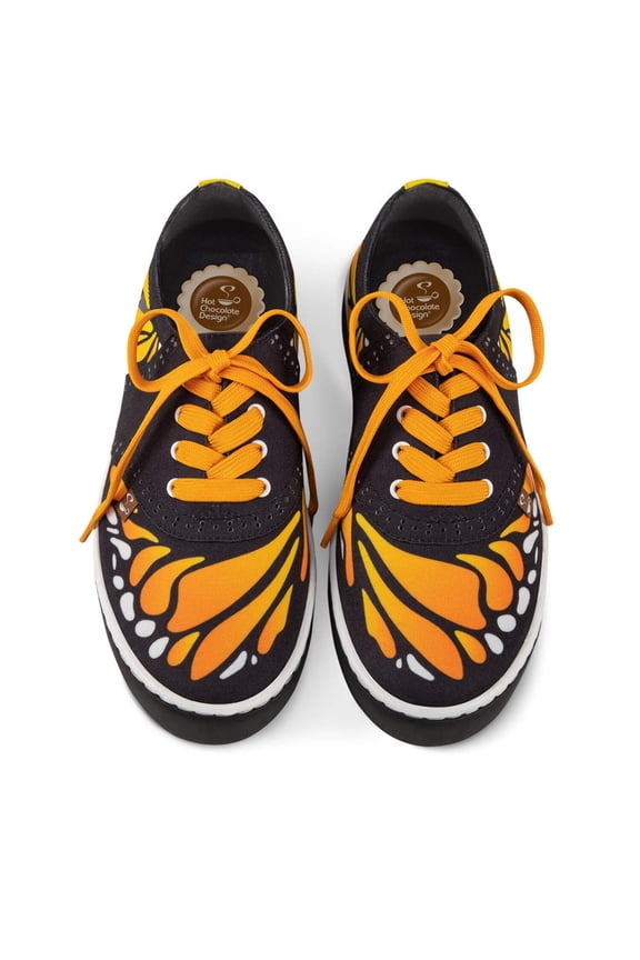 Hot Chocolate Design Monarch 2 Casual Sneaker for Women , Size 5