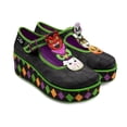 thumbnail image 1 of Hot Chocolate Design Women's Platform Shoes – Spooky Gang Mary Jane, Buckle Closure, Halloween Character Accessories, 2.2" Platform Heel, Rubber Sole, Cushioned Insole, Size 9, 1 of 7