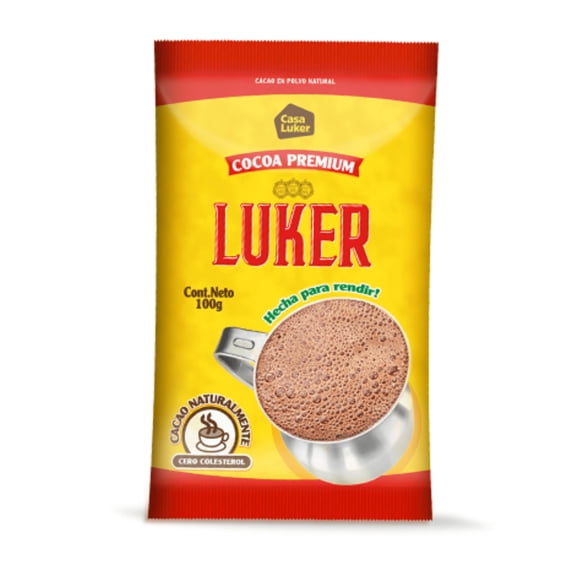Hot Chocolate Luker Cocoa Premium - En Polvo 0% Colesterol (230g)
