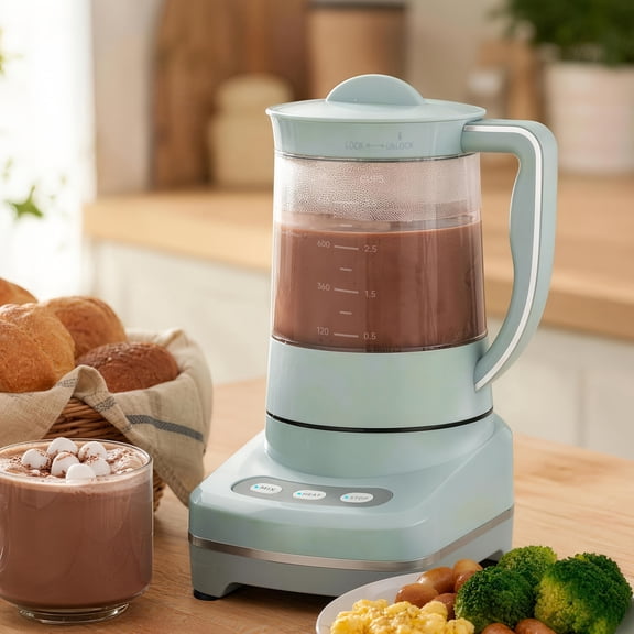 Hot Chocolate Maker, Electric Milk Mixer And Steamer, Hot Chocolate Bar And Cocoa Maker, Detachable Mixer with Multiple Color Options