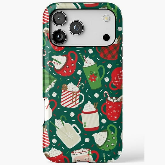 Hot Chocolate Mug Warm Art Case for iPhone 11 12 13 14 15 16 17 Pro Max