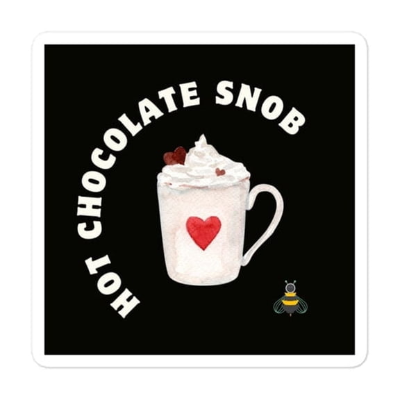Hot Chocolate Snob II Bubble-free stickers