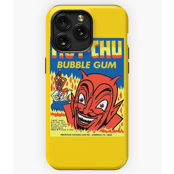 Hot Chu Bubble Gum Wrapper Parody Graphic A8763 Phone Case for iPhone 11 to 17 Pro Max