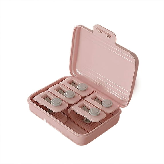 Hot Clearance! Leott Fixing Clip 6Pcs Needle-Free Quilt Retainer Quilt Buckle Needle-Free Quilt Retainer Buckle Sheet Fixing Clip, 6X Clips (6 Pieces Per Box) Clearance Sale, Pink