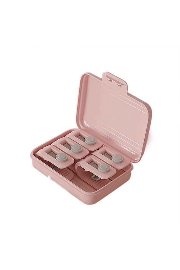 Hot Clearance! Leott Fixing Clip 6Pcs Needle-Free Quilt Retainer Quilt Buckle Needle-Free Quilt Retainer Buckle Sheet Fixing Clip, 6X Clips (6 Pieces Per Box) Clearance Sale, Pink