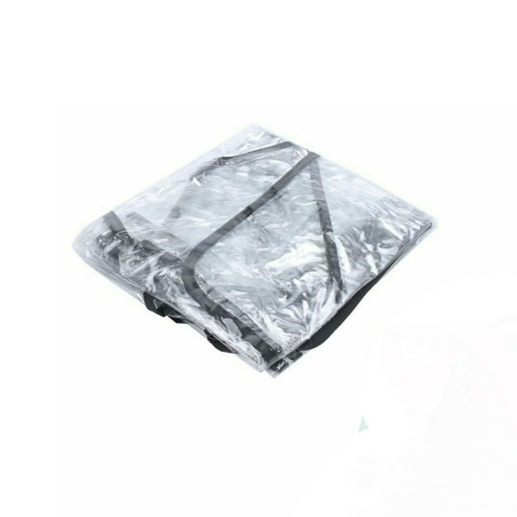Hot Clearance! Leott Furniture Protection Baby Stroller Rain Cover Windproof Umbrella Car Rain Cover Eva Friendly Rain Cover, Sofa Protective Cover 1X Transparent Cover, Clear