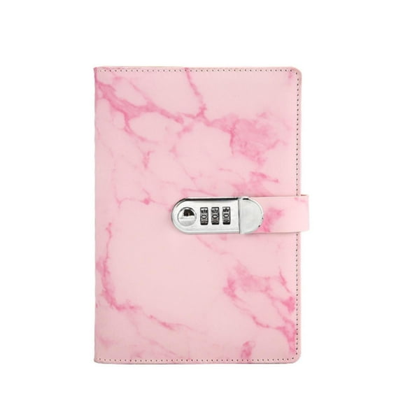 Hot Clearance! Leott Notebook Logo Password Creative Student Diary with Lock Notebook Book Stationery Hand Account Notepad, a Notebook Notebook X1, Pink