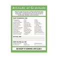 thumbnail image 1 of Hot Clearance！ZZYuan Count Of Gratitude Note Pad Gratitude Checklist Memo Notepad ,Home Kitchen Decor, 1 of 7