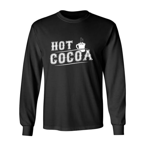 Hot Cocoa Adult Long Sleeve T-shirt