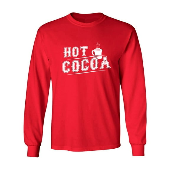 Hot Cocoa Adult Long Sleeve T-shirt