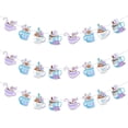thumbnail image 1 of Hot Cocoa Bar Party Decorations 3Pcs Hot Cocoa Bar Banner Garland Blue Purple Hot Chocolate Bar Decor Hot Cocoa Party Decor For Winter Xmas Birthday Baby Its Cold Outside Baby Shower New Year, 1 of 6