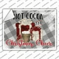 thumbnail image 1 of Hot Cocoa Christmas Cheer Novelty Rectangle Sticker Decal X-Large, 1 of 2