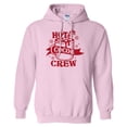 thumbnail image 1 of Hot Cocoa Crew Hoodie Sweatshirt Unisex X-Large Pink, 1 of 5
