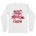 thumbnail image 1 of Hot Cocoa Crew Long Sleeve Shirt Unisex 3X-Large White, 1 of 5