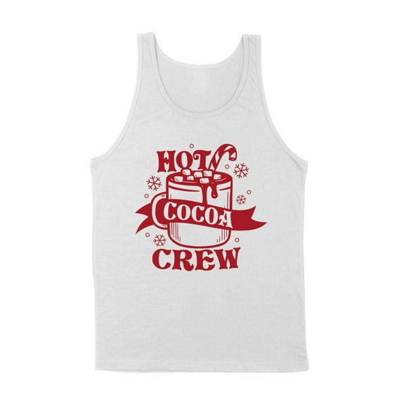 Hot Cocoa Crew Tank Top Unisex 2X-Large White