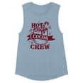 thumbnail image 1 of Hot Cocoa Crew Women's Muscle Tank 2X-Large Stonewash Denim, 1 of 5