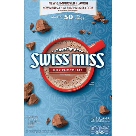 Hot Cocoa Mix, Regular, 0.73 Oz. Packets, 50 Packets/box | Bundle of 5