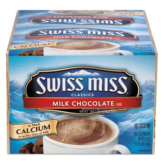 Hot Cocoa Mix, Regular, 0.73 oz. Packets, 50 Packets/Box | Bundle of 2 Boxes