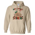 thumbnail image 1 of Hot Cocoa Vibes Hoodie Sweatshirt Unisex Small Sand, 1 of 5