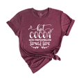thumbnail image 1 of Hot Cocoa With Marshmallow Served Here T-shirt, Holiday T-shirt, Christmas Gift, Christmas Reunion, Xmas Shirt, 1 of 1