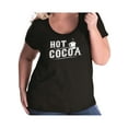 thumbnail image 1 of Hot Cocoa Womens Plus Size Scoopneck Tee, 1 of 1