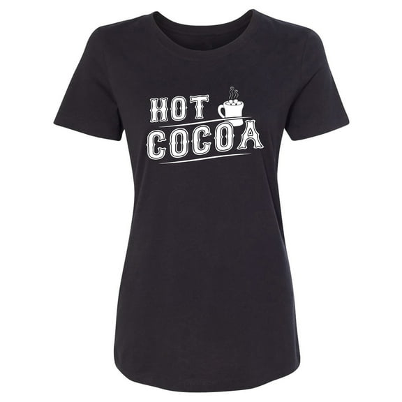 Hot Cocoa Womens crewneck tee