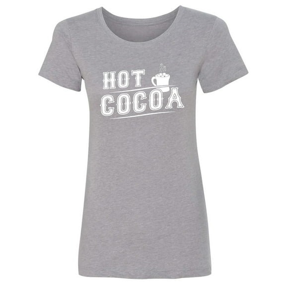 Hot Cocoa Womens crewneck tee