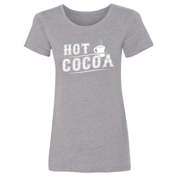 Hot Cocoa Womens crewneck tee